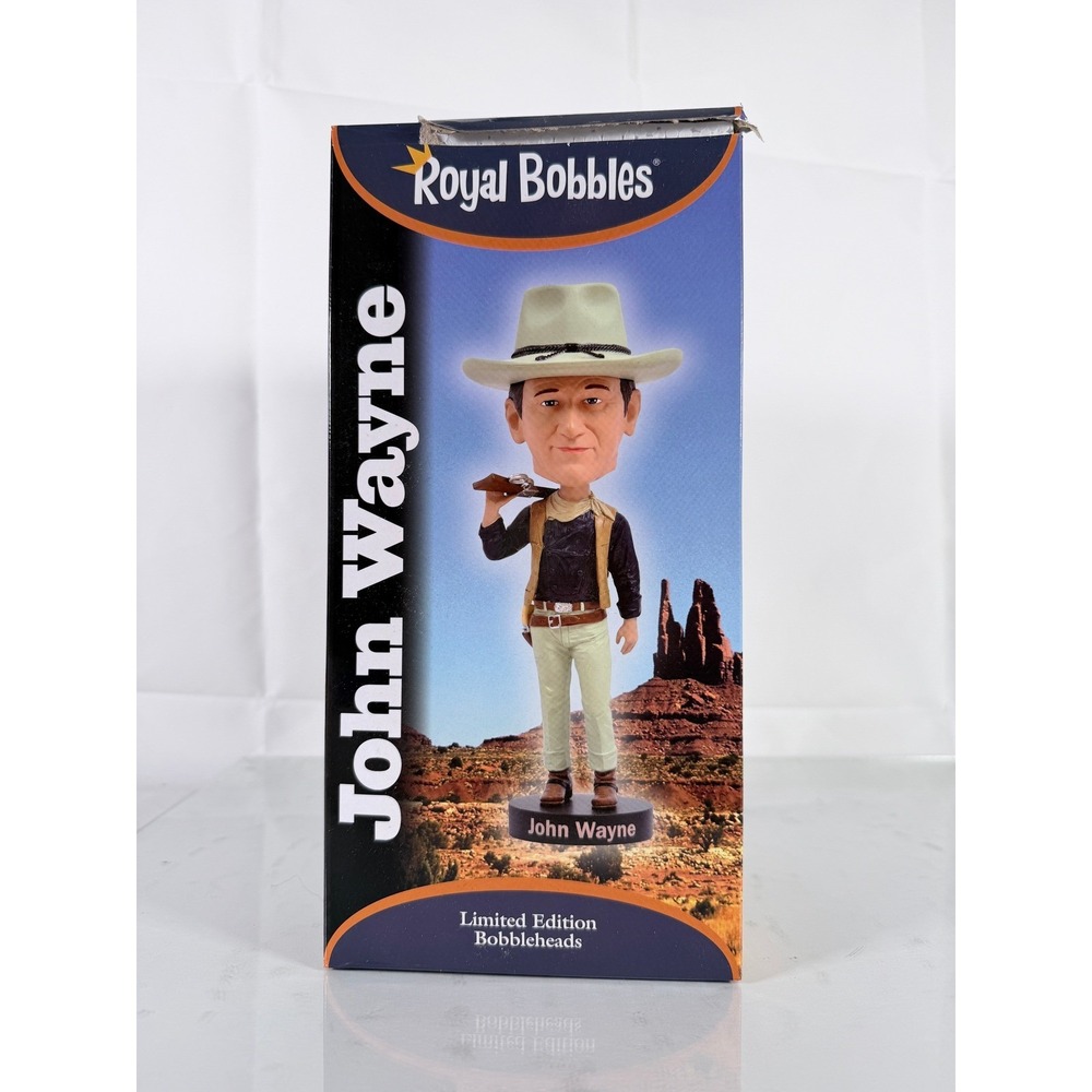 Royal Bobbles John Wayne The Duke Western Cowboy Limited Edition Bobblehead New